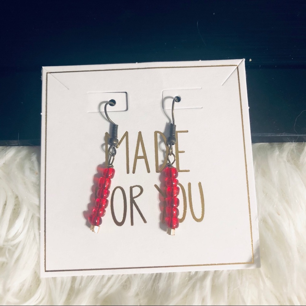 Southwest Red Chili Earrings